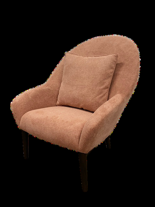 Pink Velvet Curved Loveseat — custom furniture by Space K Bangkok, French boudoir