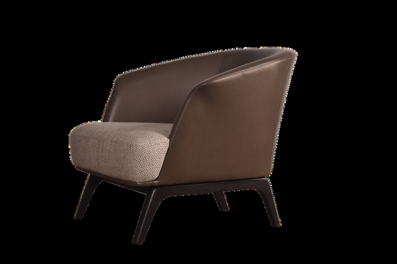 Tan Leather Wing — custom furniture by Space K Bangkok, British heritage