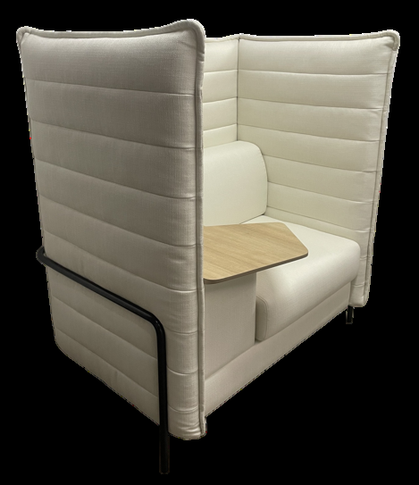 White High-Back Lounge — custom furniture by Space K Bangkok, Contemporary Italian
